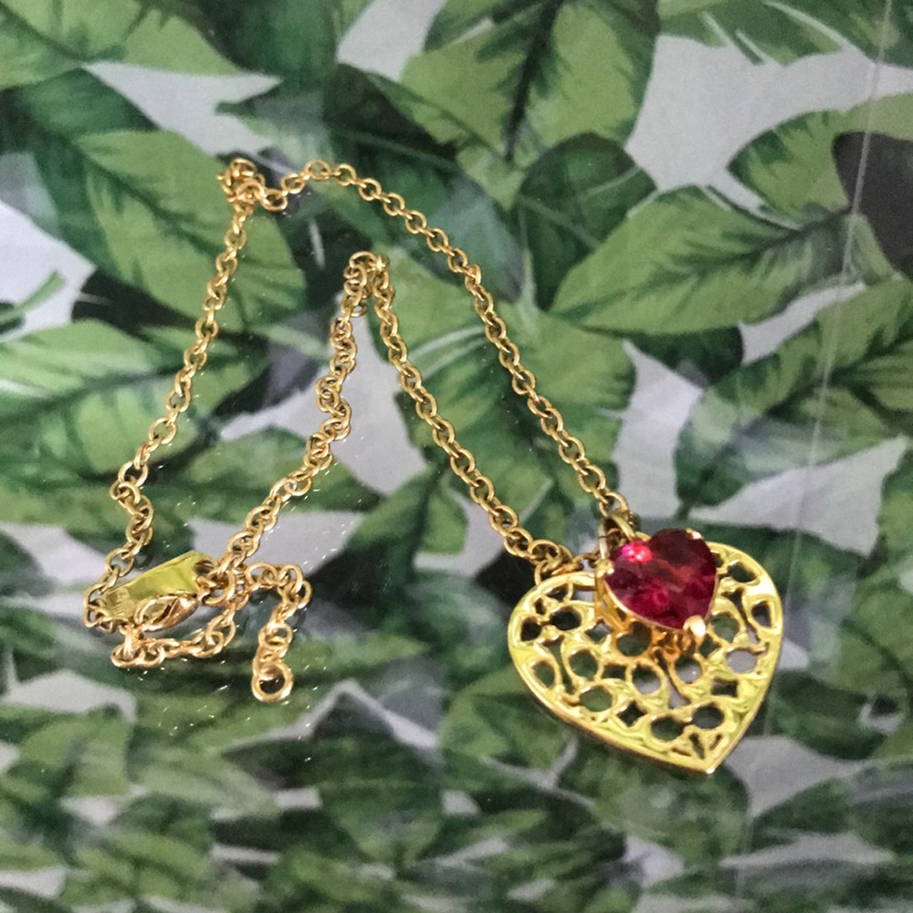 Coach Heart Necklace